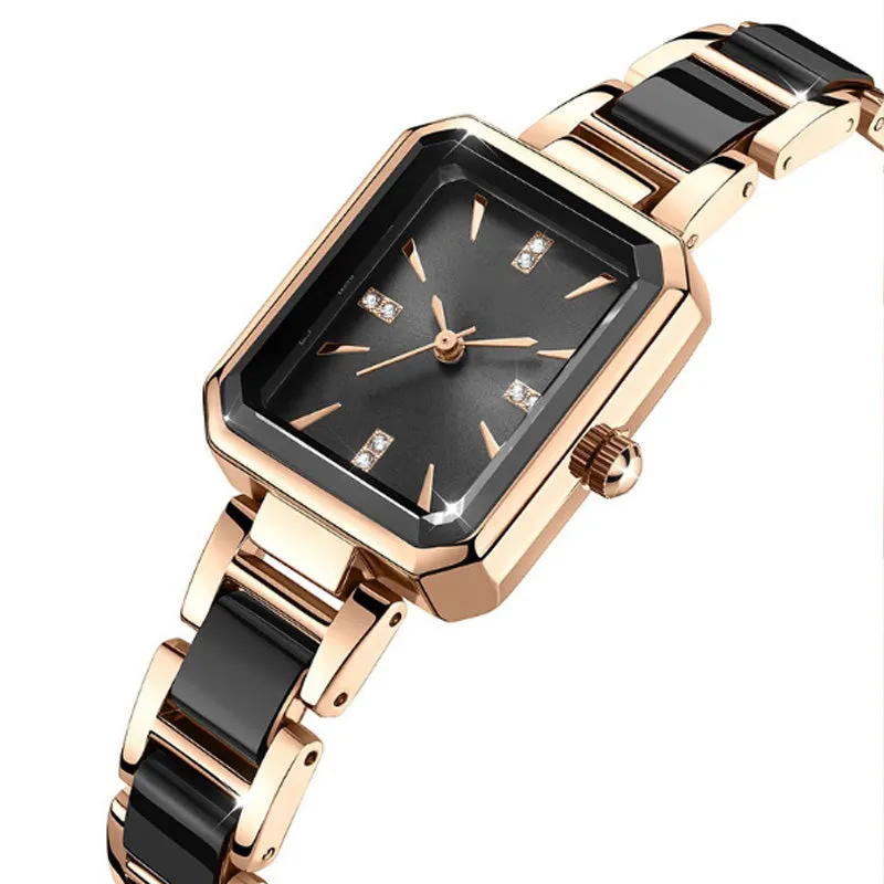 🌸Limited time 48% OFF✨⌚Couple's Fashion Rectangular Quartz Watch