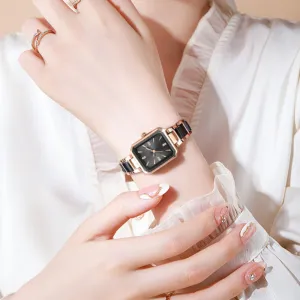 🌸Limited time 48% OFF✨⌚Couple's Fashion Rectangular Quartz Watch