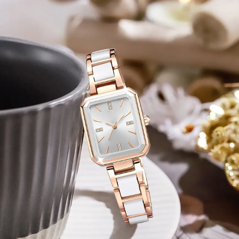 🌸Limited time 48% OFF✨⌚Couple's Fashion Rectangular Quartz Watch