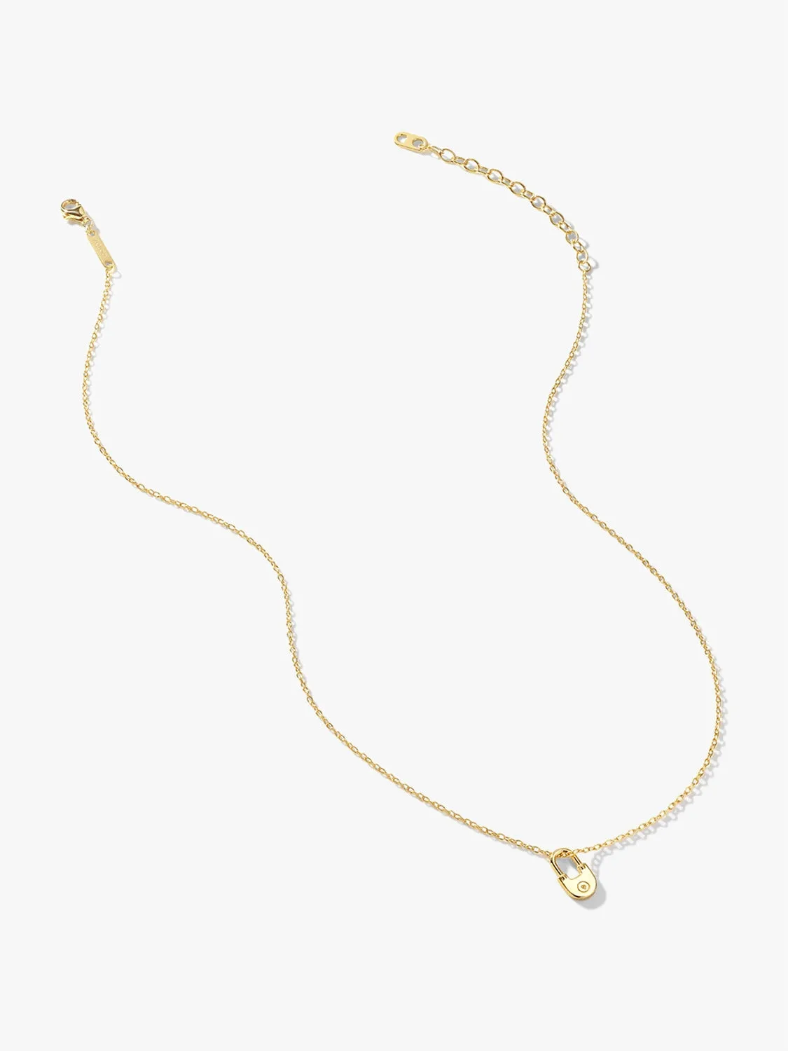 Lock Pendant Necklace