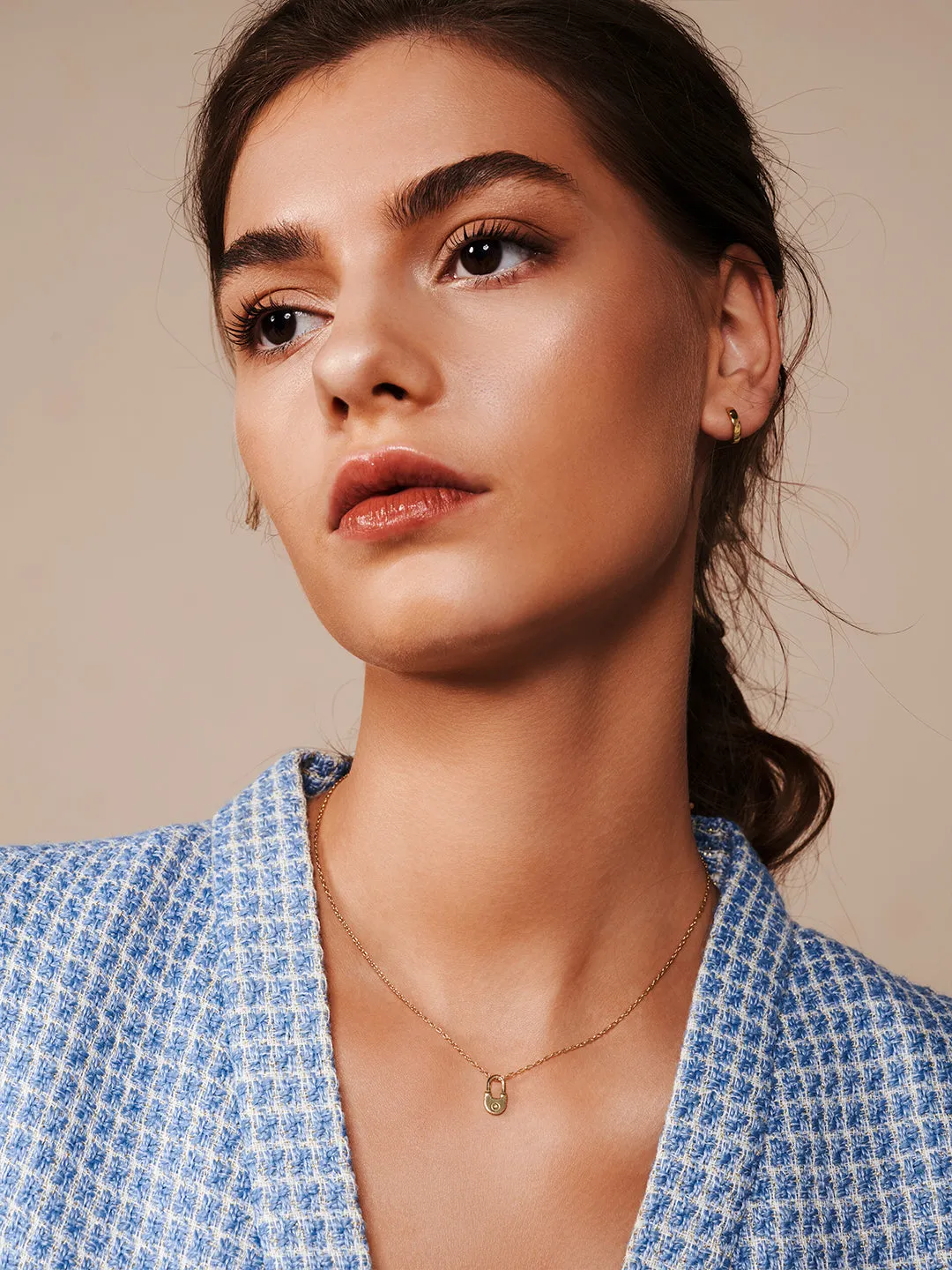 Lock Pendant Necklace