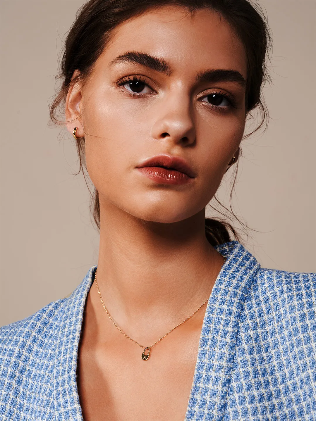 Lock Pendant Necklace