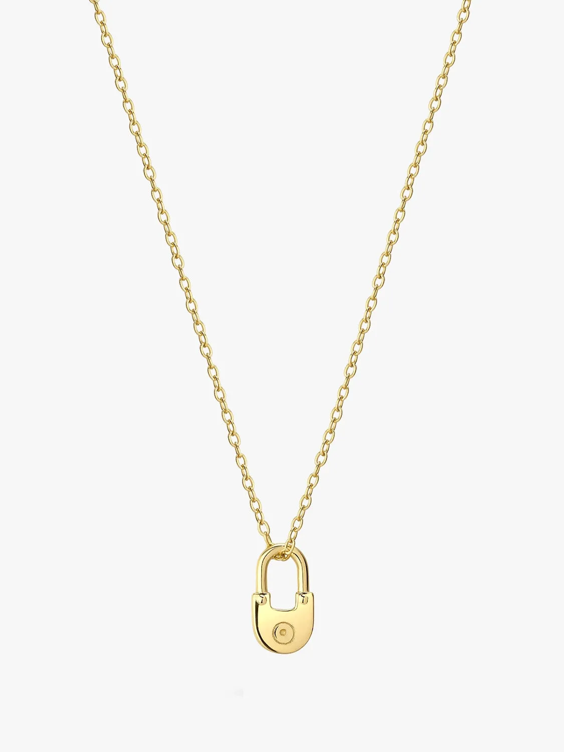 Lock Pendant Necklace