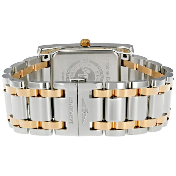 Longines Dolcevita Seconds Sub-Dial 18k Rose Gold & Stainless Steel Men's Watch 56555717 L5.655.5.71.7