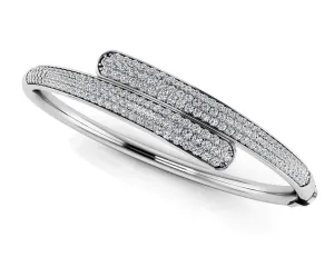 Luxe Diamond Bangle with 2.24 ct.(finished) 1.2mm, 1.4mm, 1.6mm