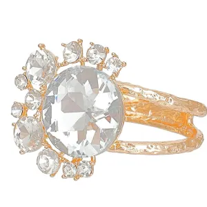 Make a Statement: Must-Have Clear/Gold Cuff Bracelet for a Blissful Wrist