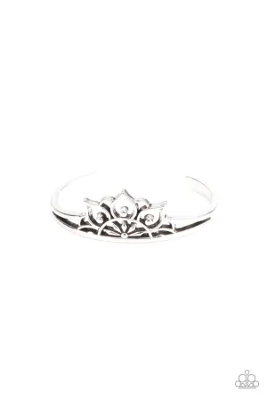 Mandala Mindfulness Silver Paparazzi Bracelet