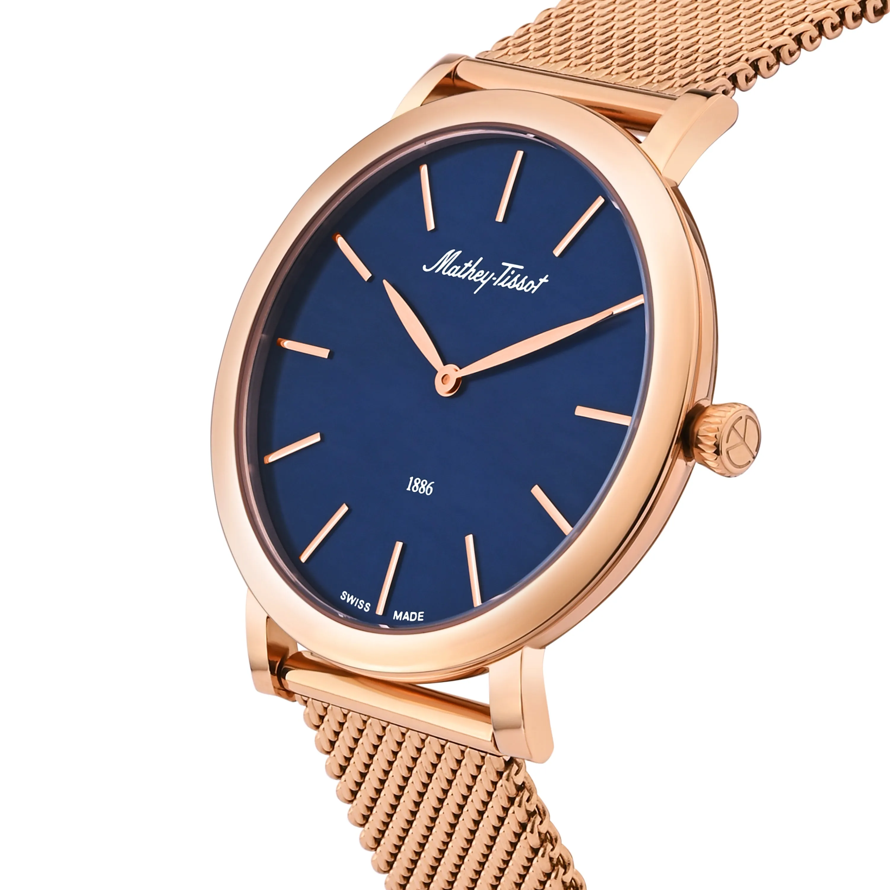 Mathey-Tissot Swiss Made Blue Dial Classic Men's Watch - H7916PBU