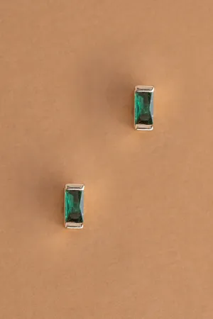 May Emerald Stud Earrings