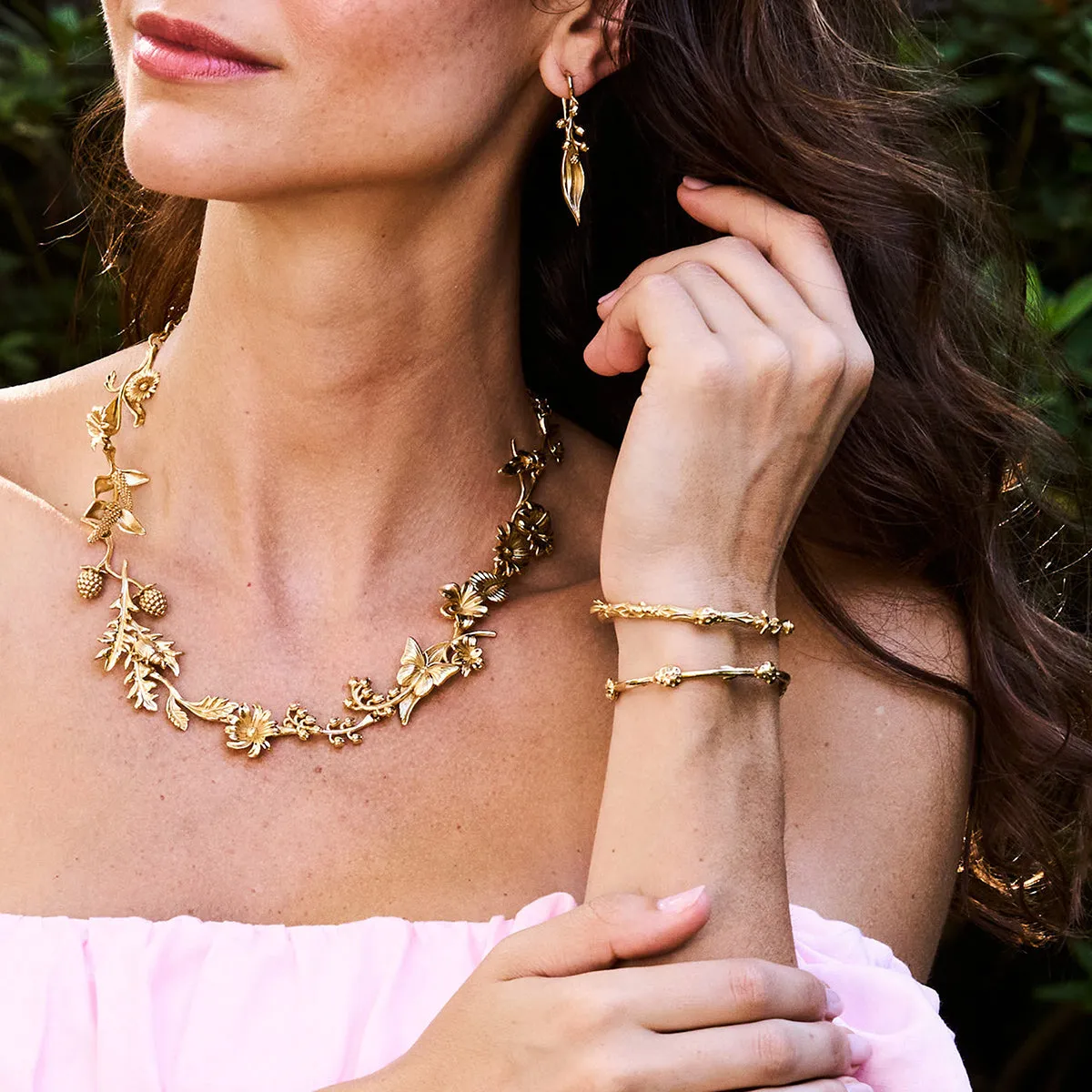 Meadow Companions Petite Cuff - Gold