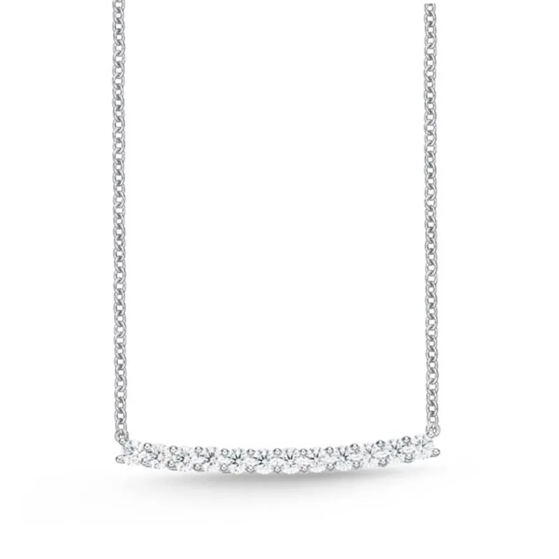Memoire Diamond Bar Necklace