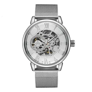 Men's Casual Stainless Steel Mechanical Watches