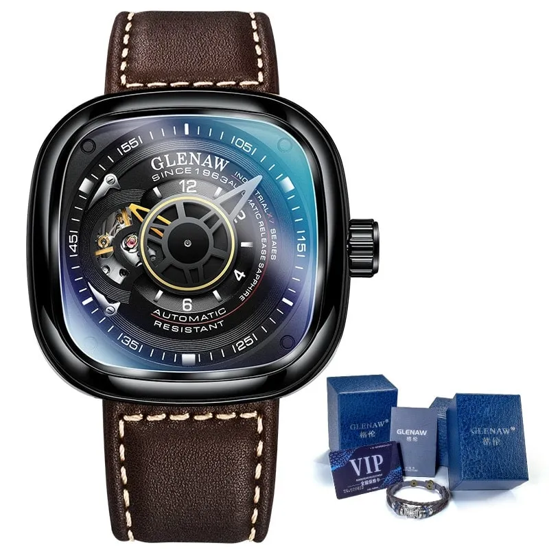 Men's Square Dial Mechanical Watches