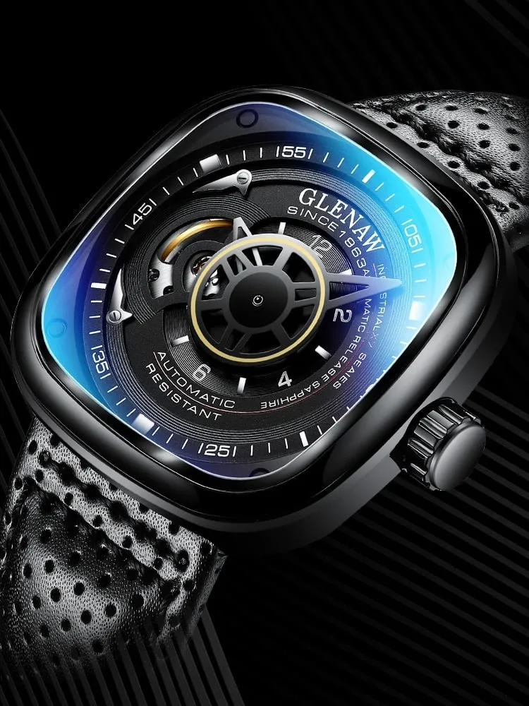 Men's Square Dial Mechanical Watches