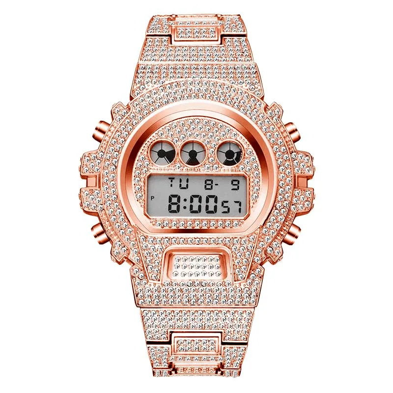 Men's Watches Luxury LED Digital Quartz Gold Watch Men G Style Shock Proof AAA Male Wrist Watches For Men and Boys