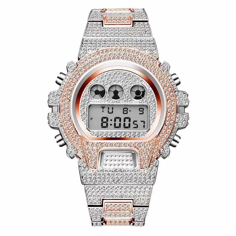 Men's Watches Luxury LED Digital Quartz Gold Watch Men G Style Shock Proof AAA Male Wrist Watches For Men and Boys