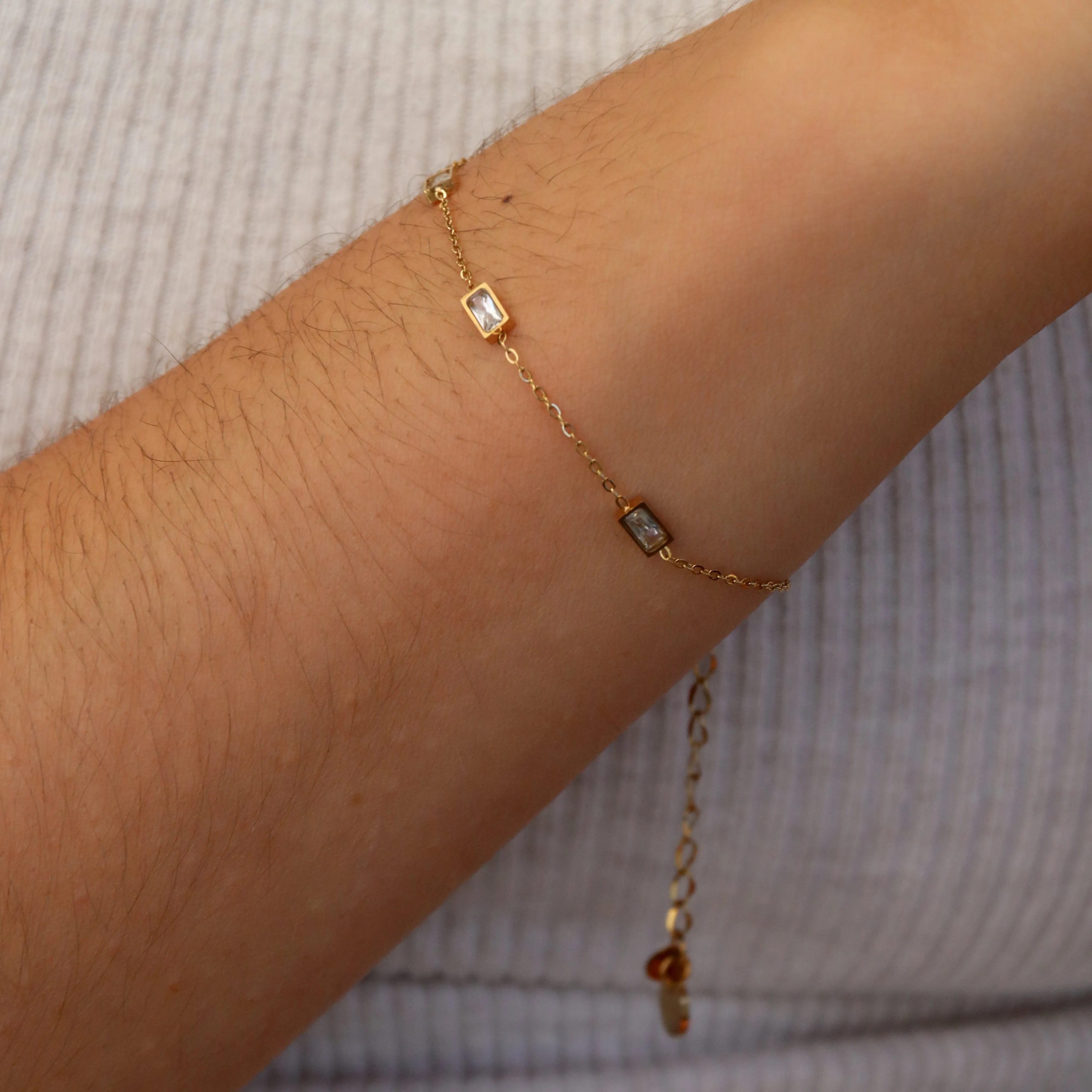 Mia - Gold Zirconia Bracelet