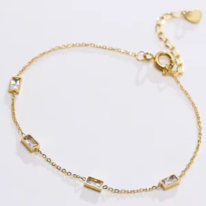 Mia - Gold Zirconia Bracelet