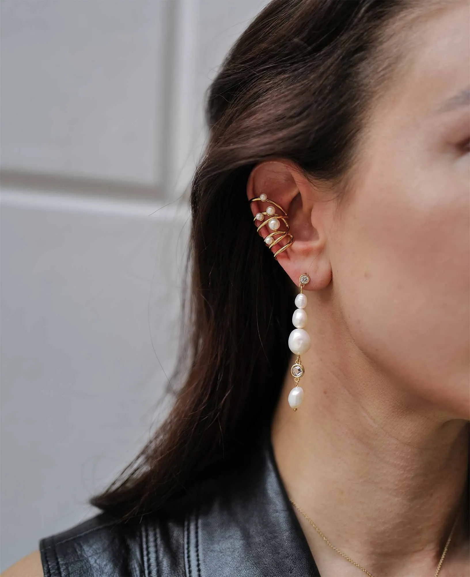 Micah Pearl Drop Earrings