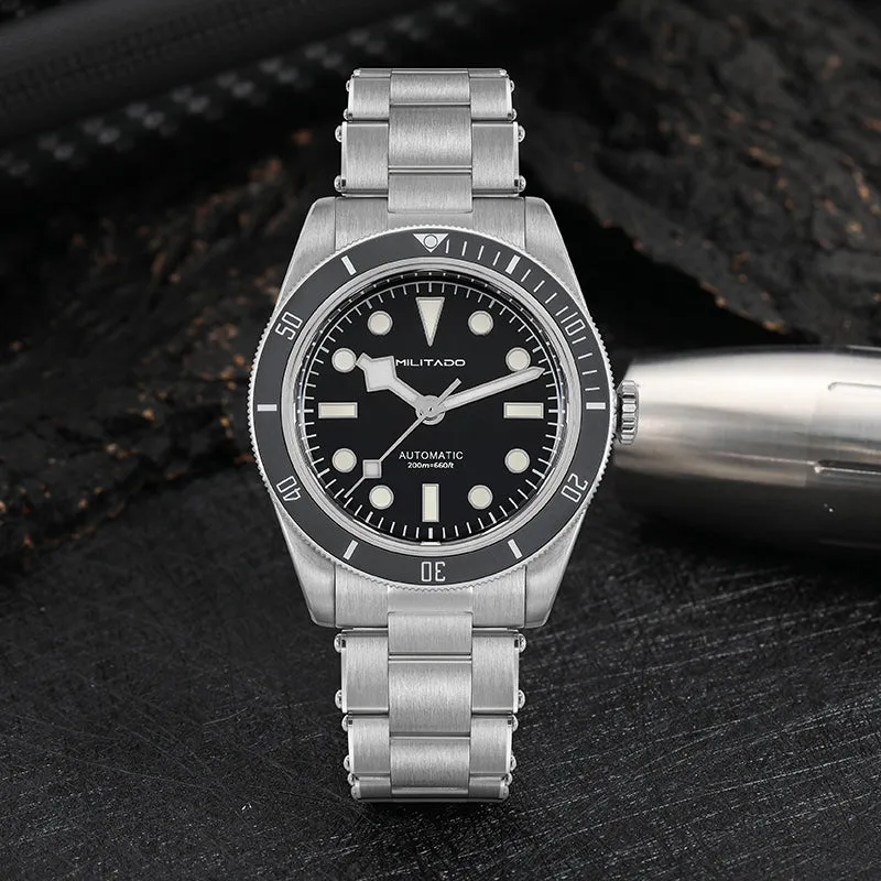 Militado Retro 38mm BB58 NH35 Automatic Watch ML06