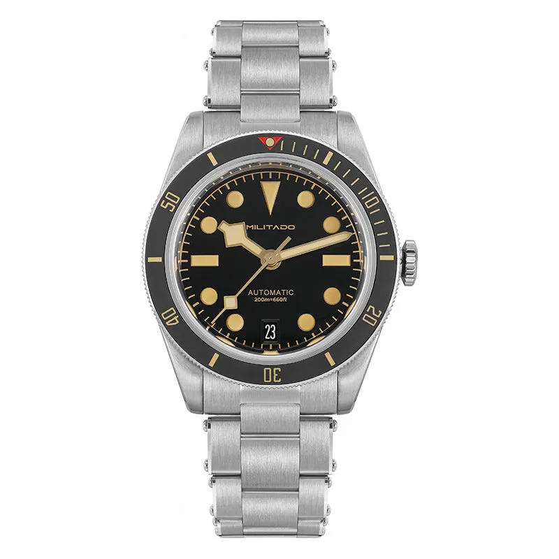 Militado Retro 38mm BB58 NH35 Automatic Watch ML06
