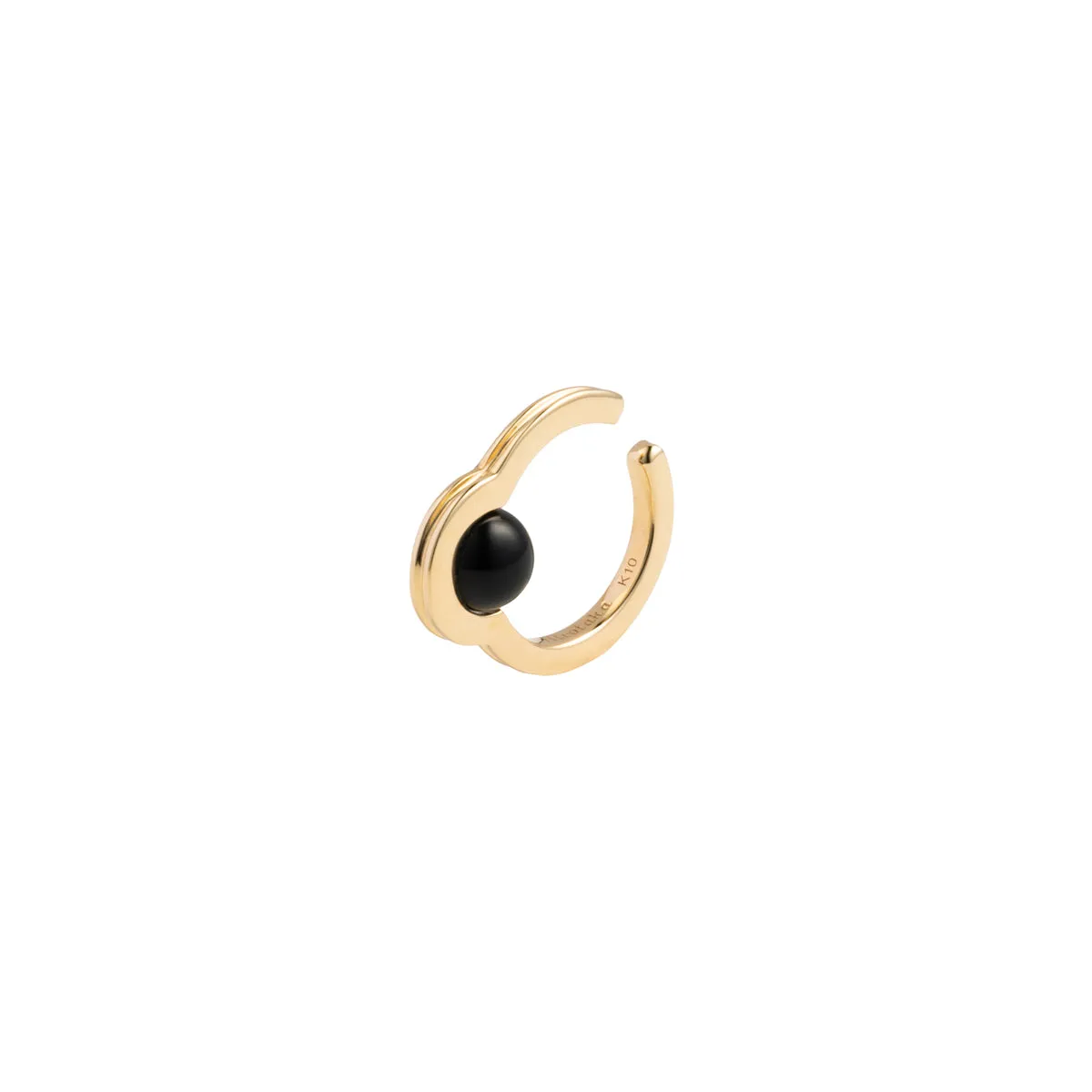 Mini BELUGA Onyx Ear Cuff