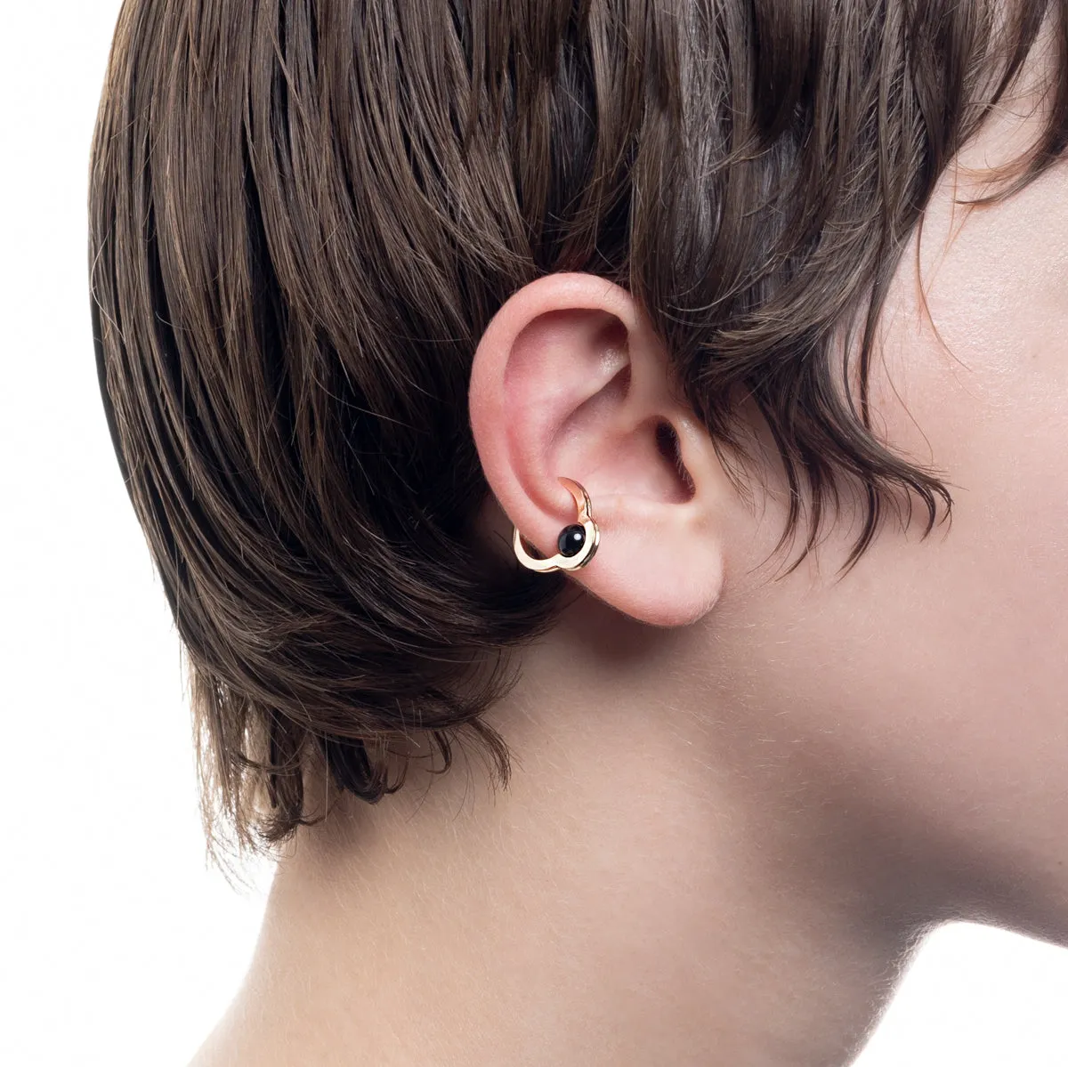 Mini BELUGA Onyx Ear Cuff
