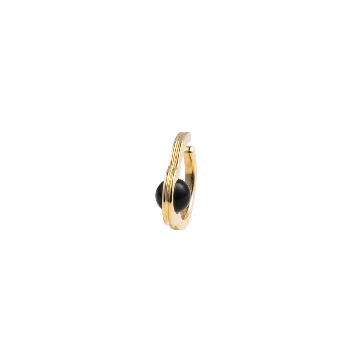 Mini BELUGA Onyx Ear Cuff
