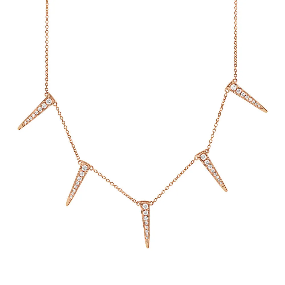Mini Tri Diamond Necklace