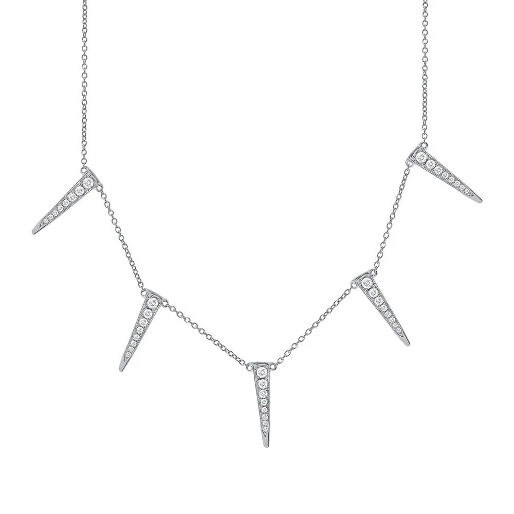 Mini Tri Diamond Necklace