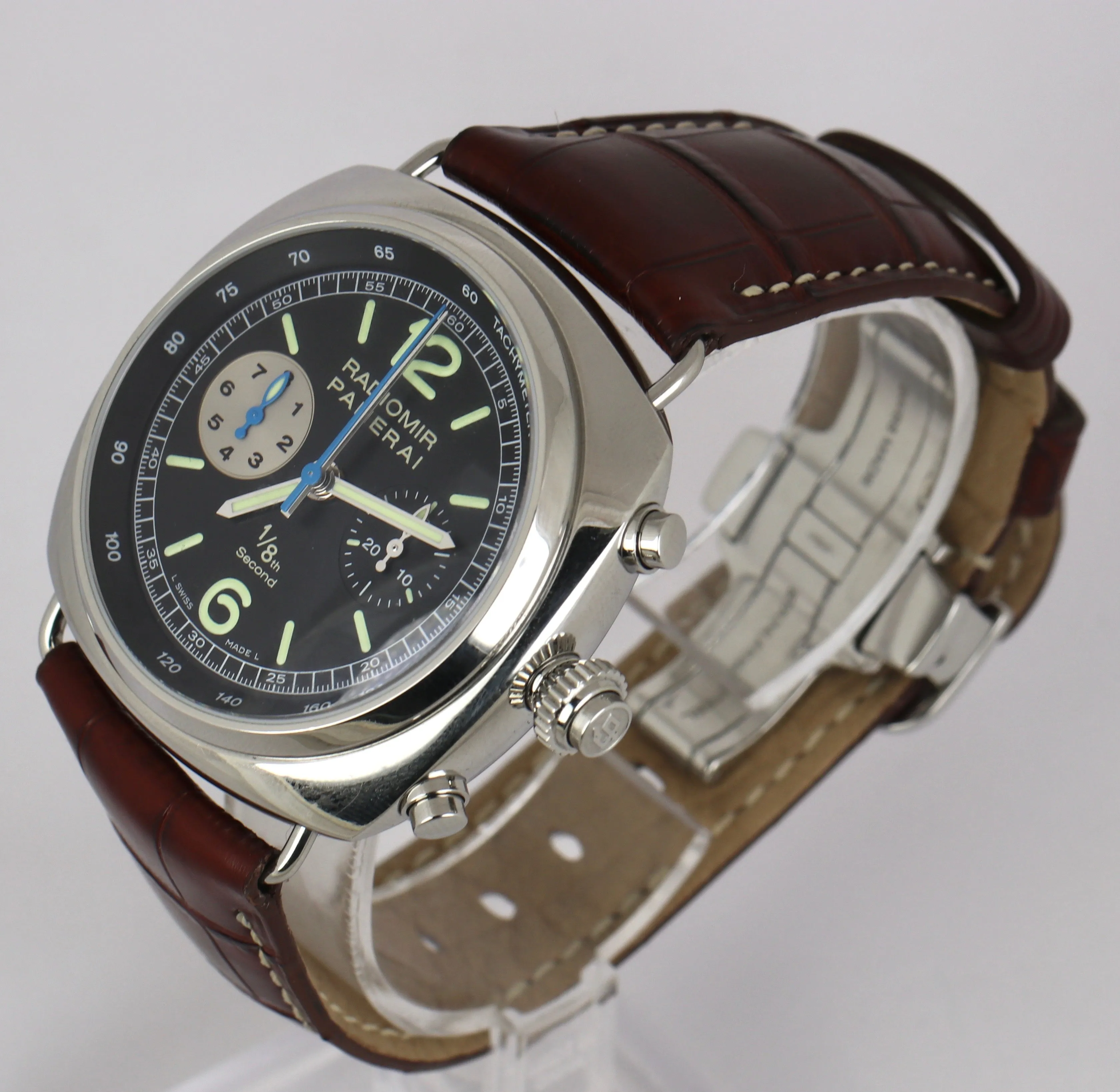 MINT Panerai Radiomir Chronograph 1/8th Second PAM00246 Stainless PAM 246 45mm
