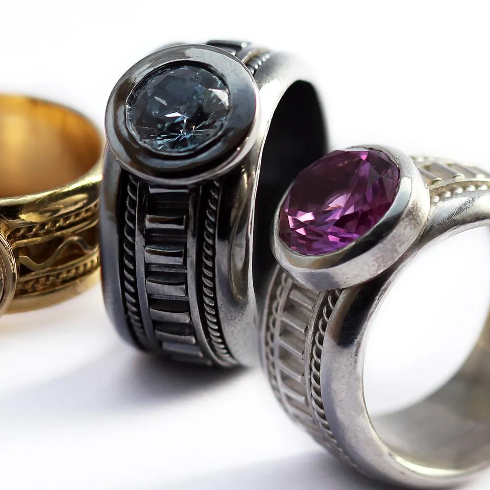 Misti- custom mens wedding bands