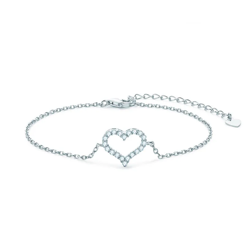 Moissanite Simulated Diamond Bracelet S925 Sterling Silver Diamond Bracelets