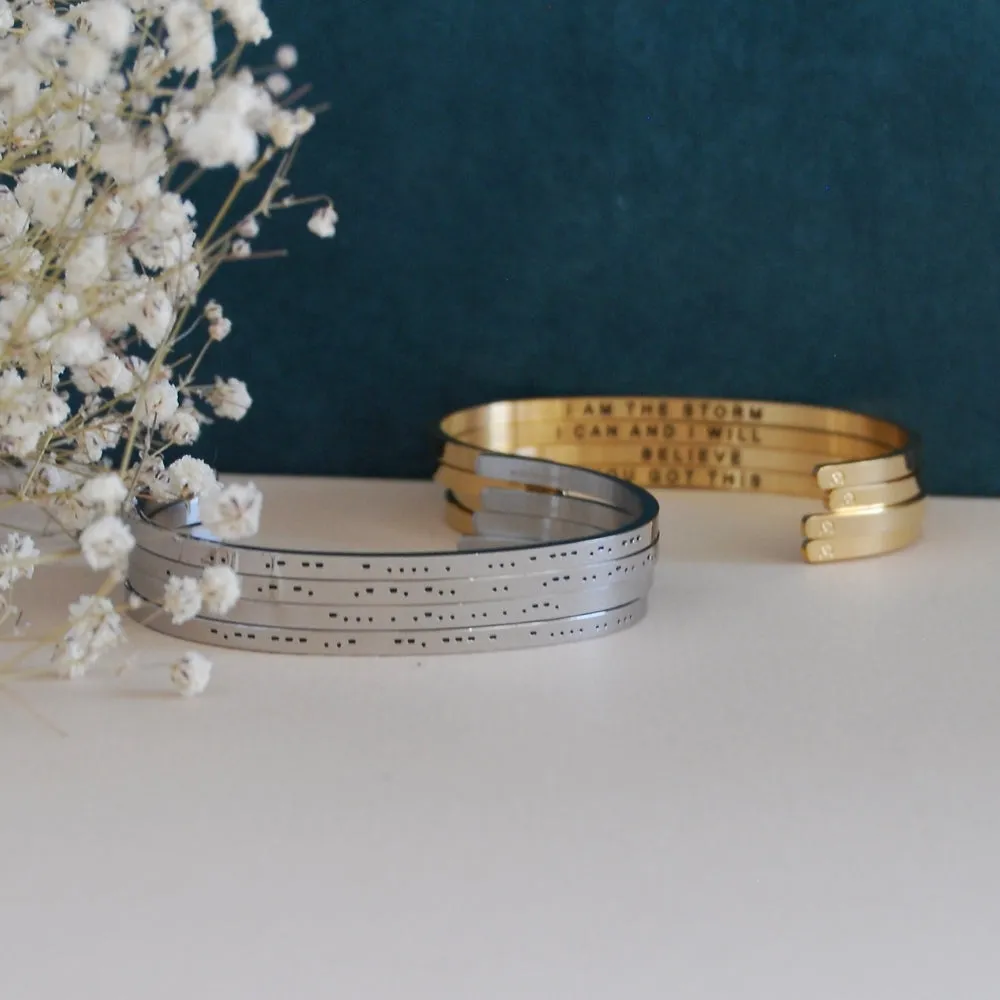 Morse Code MantraBands