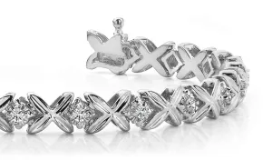 Multi Faceted Diamond Bracelet with 1.53 ct.(finished) 3.0mm