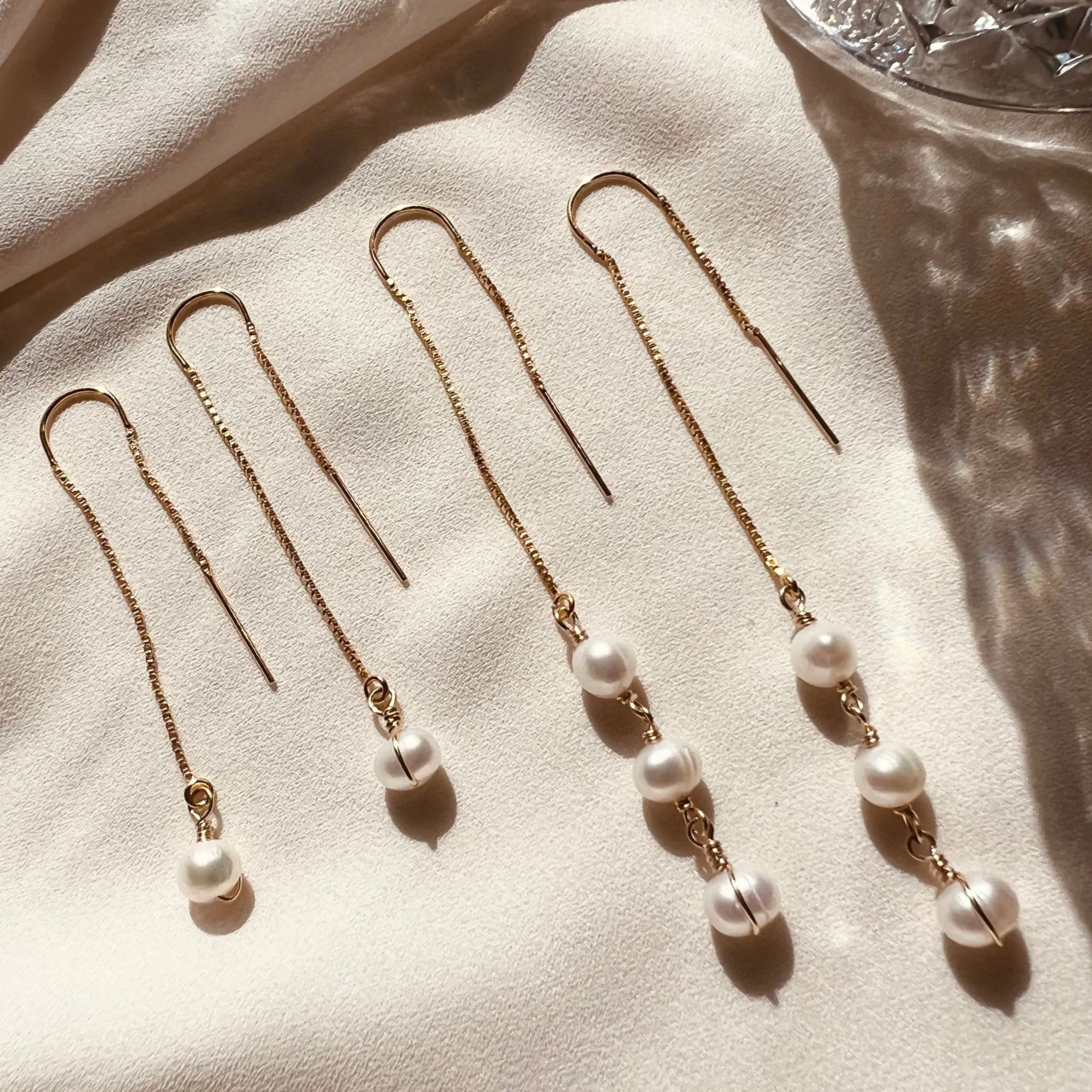 MURIA THREADER EARRINGS
