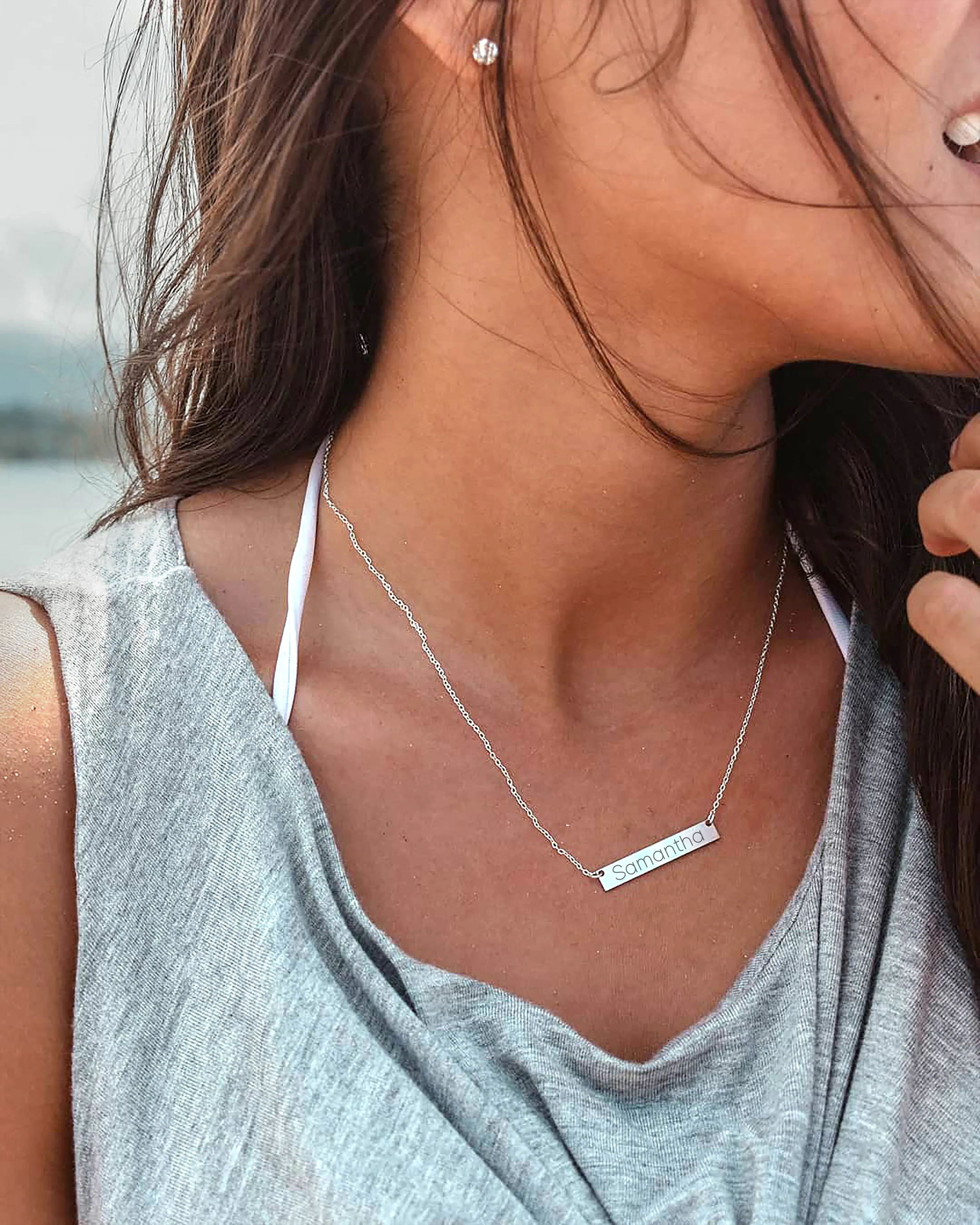 Name Bar Necklace