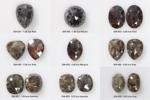 Natural Diamonds, Choose  (DIA-001 to 009)