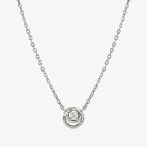 Nomination  Cosmic Love Circle Silver Necklace