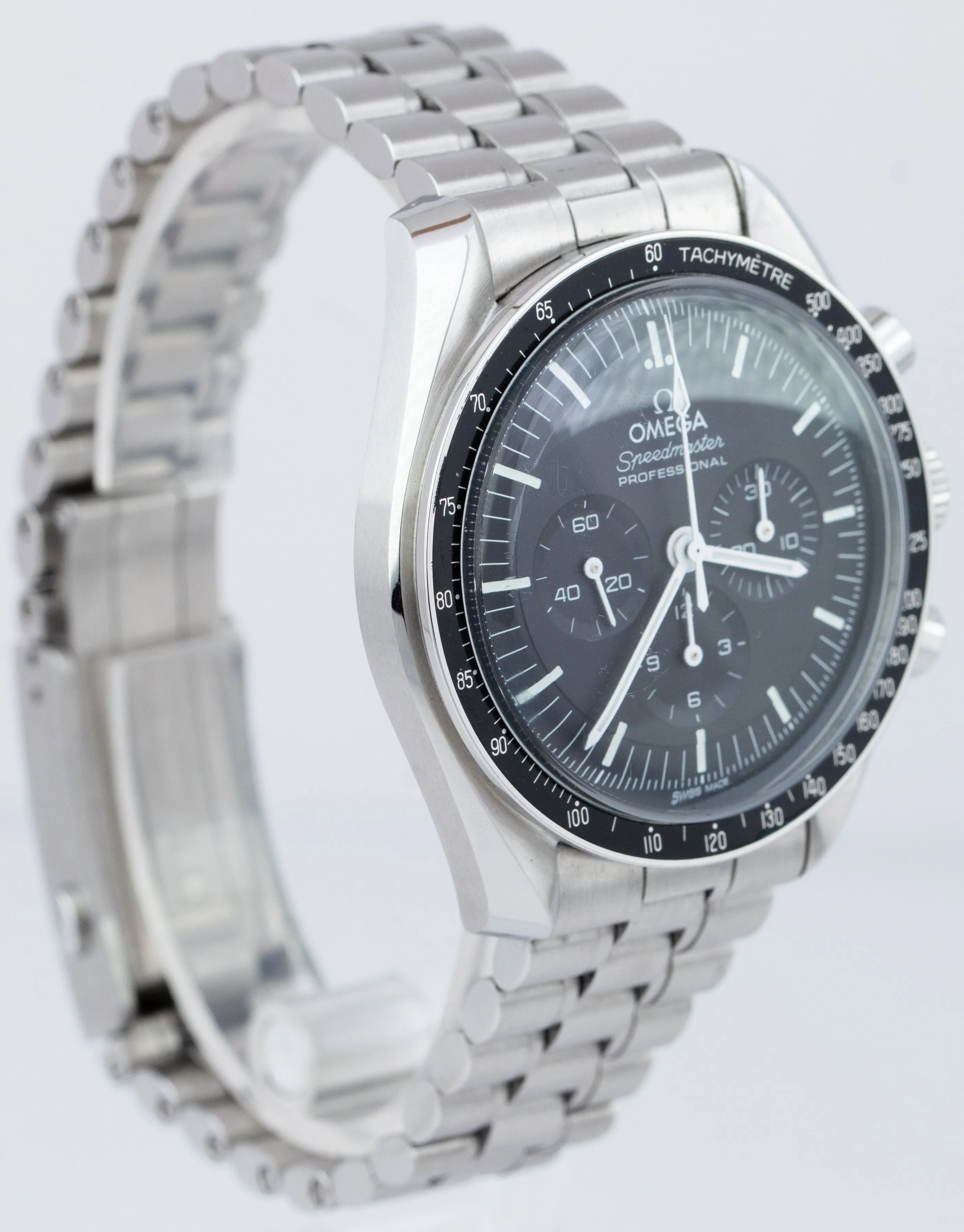 Omega Speedmaster Hesalite Stainless Steel 42mm Watch 310.30.42.50.01.001 CARD
