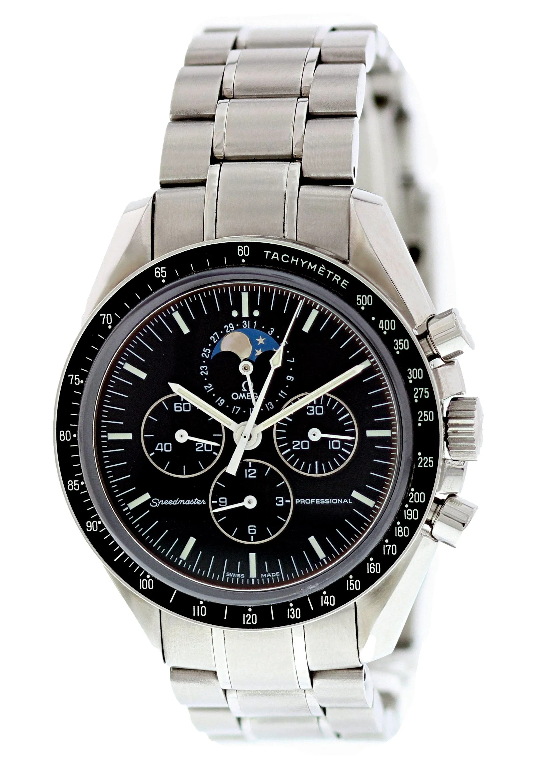 Omega Speedmaster Professional Moonphase 3576.50.00 Mens Watch Original Box