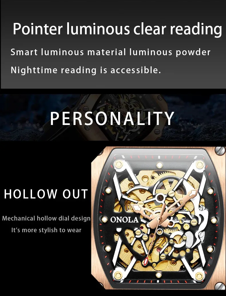 ONOLA Automatic Mechanical Men's Watch