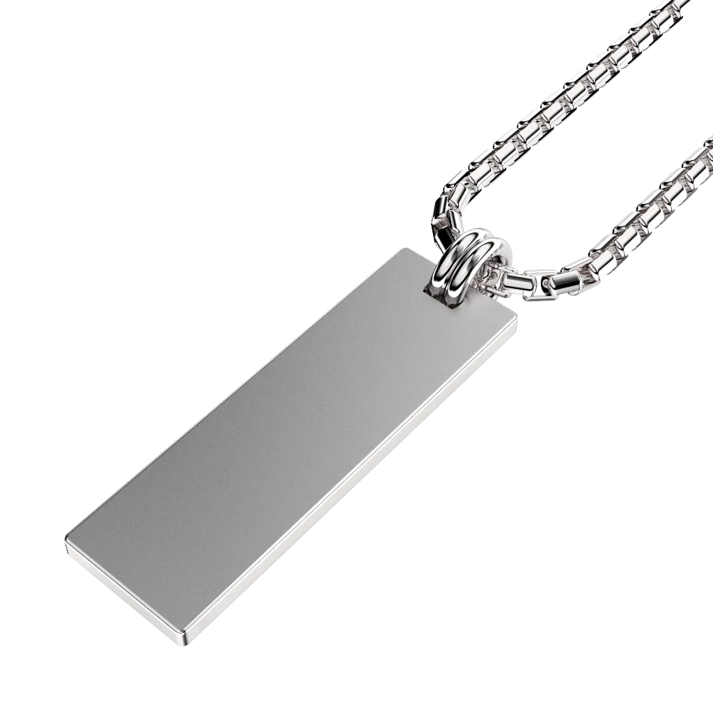 Original Set Your Bar Sterling Silver Plain Matte
