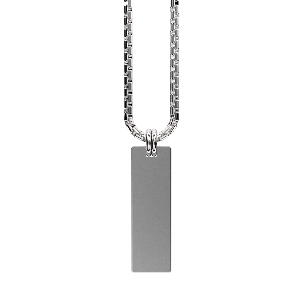 Original Set Your Bar Sterling Silver Plain Matte