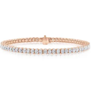 Oval Diamond Tennis Bracelet