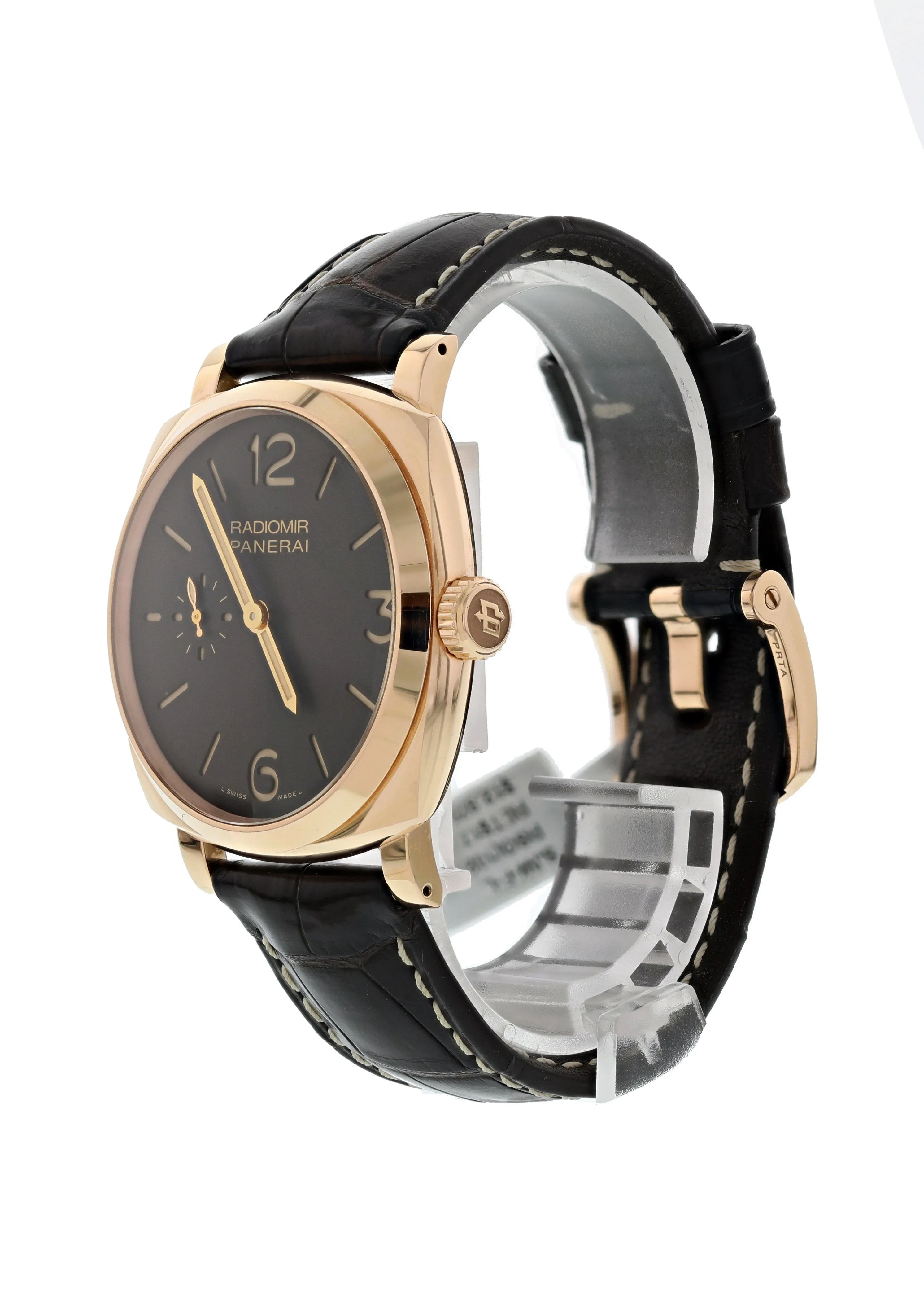 Panerai Radiomir 1940 PAM513 18K Rose Gold Mens Watch Box & Papers