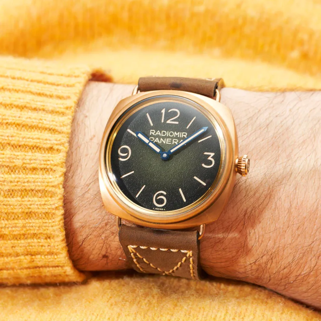 Panerai Radiomir – 3Days 47mm – Bronze Green Dial – PAM00760 – New – Full Set
