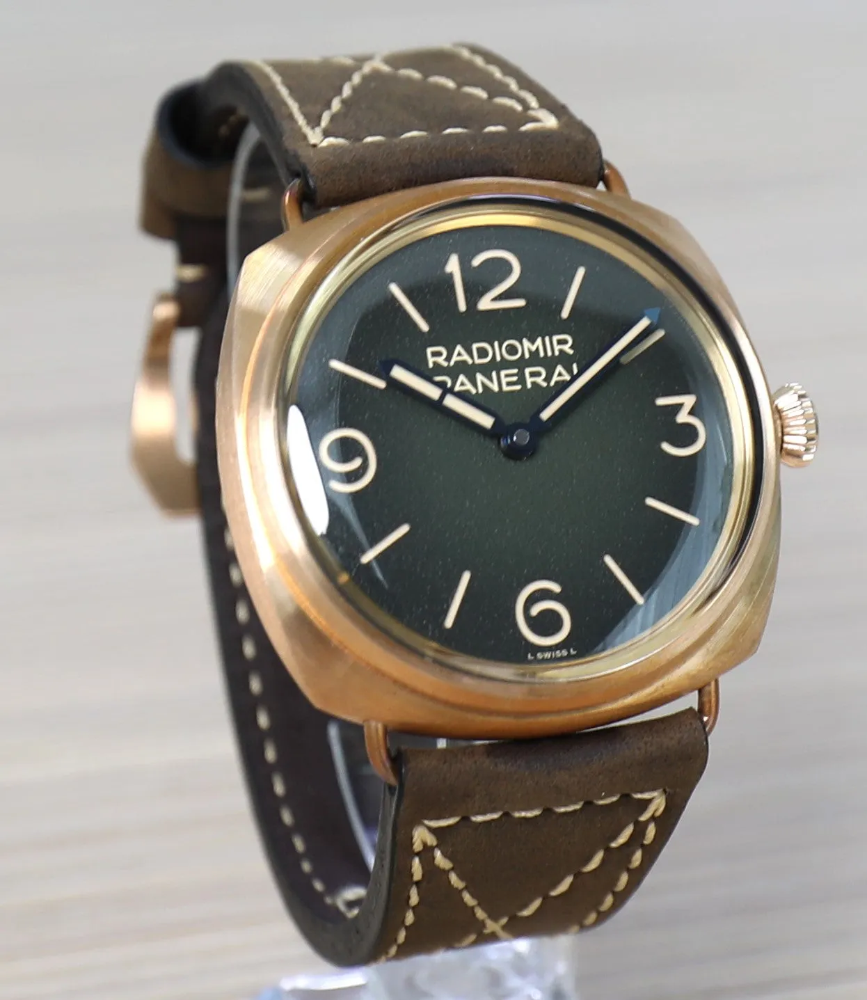 Panerai Radiomir – 3Days 47mm – Bronze Green Dial – PAM00760 – New – Full Set