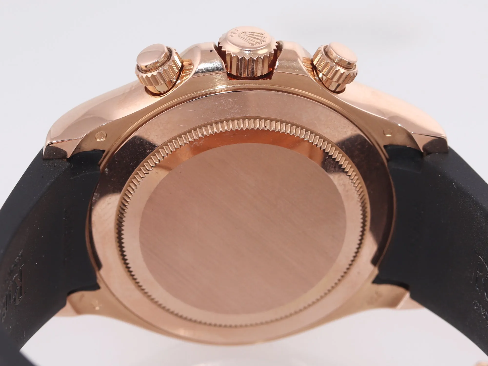 PAPERS Rolex Daytona Chocolate Oysterflex Rubber Style Ceramic 116515 Rose Gold