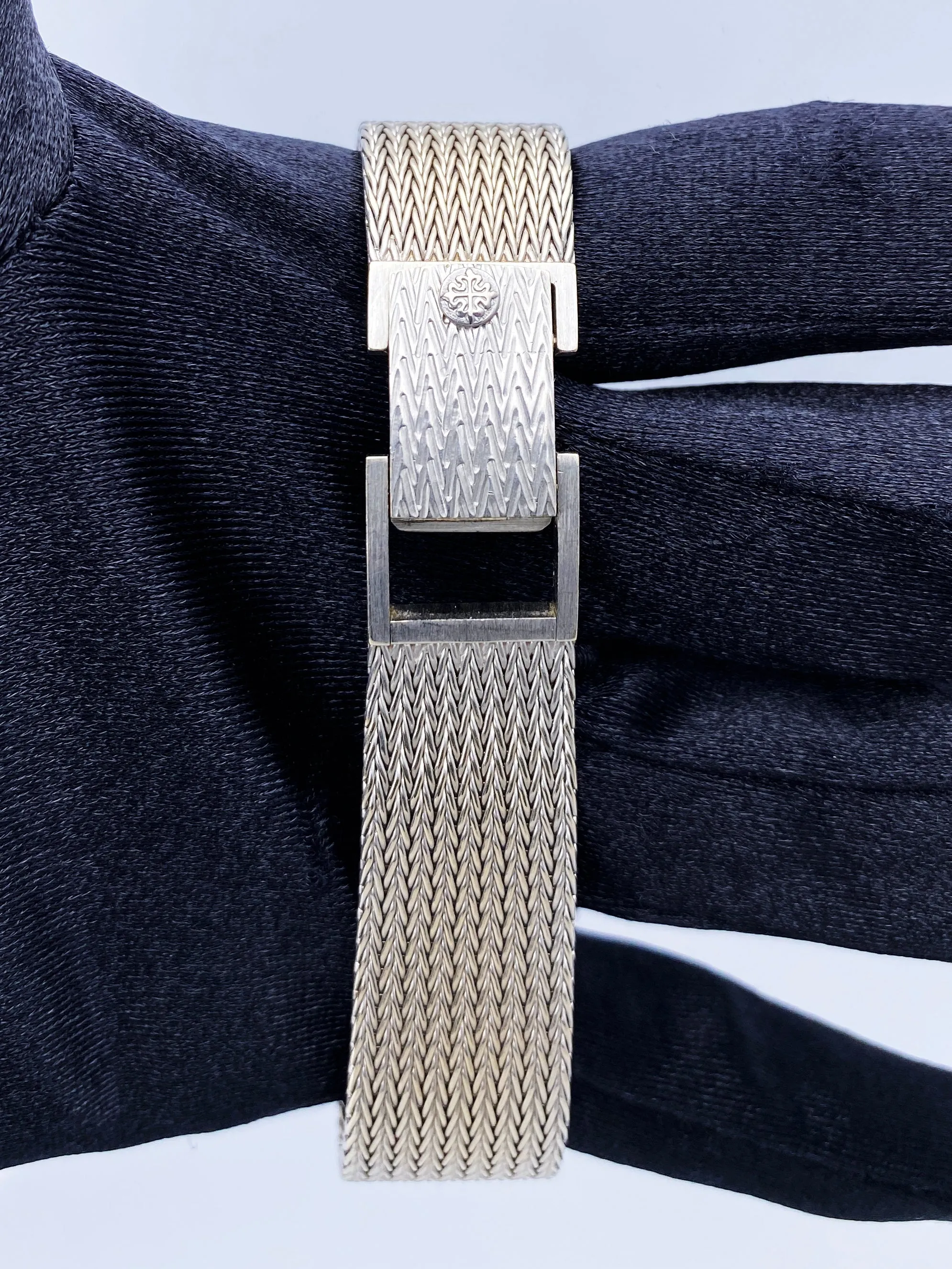 Patek Philippe 3858 18K White Gold Mens Watch